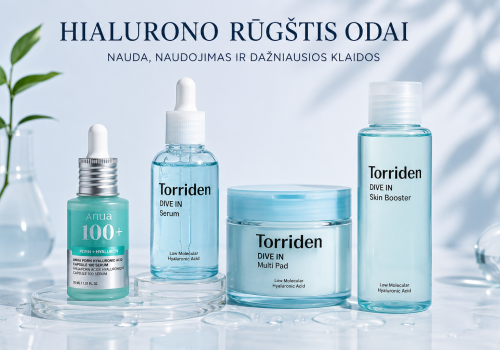 Hialurono rūgštis odai: nauda, naudojimas ir dažniausios klaidos