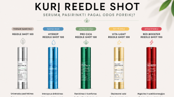 Kurį Reedle Shot serumą pasirinkti pagal odos poreikį